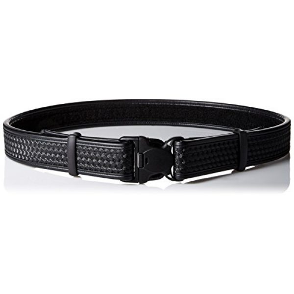 BLACKHAWK Tactical Belt 1 BLACKHAWK Black Reinforced 2-Inch Basketweave Web Duty Belt with Loop Inner - Xlarge