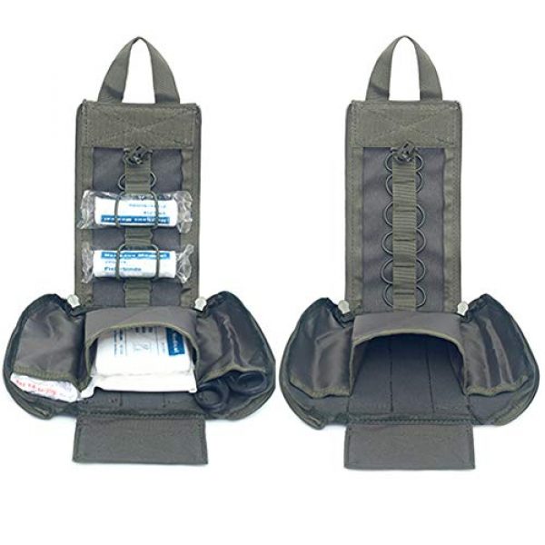 Usuit Tactical Pouch 2 Usuit First Aid EMT Pouch Tactical Molle Medical Organizer Storage Bag Outdoor Survival Emergency Utility Pouch