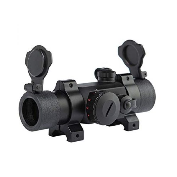 DJym Rifle Scope 1 DJym Non-Magnification Speed Sight Mirror HD Red Dot Aiming Blue Film Shockproof Waterproof Inner Red Dot Sight