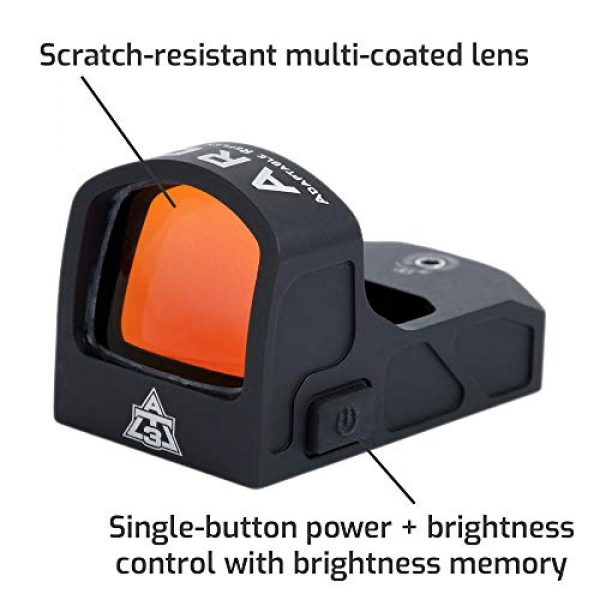 AT3 Tactical Rifle Scope 3 AT3 Tactical ARO Micro Red Dot Sight - Direct Mount, Low Mount, Optional Riser Mount - 3 MOA Compact Reflex Sight
