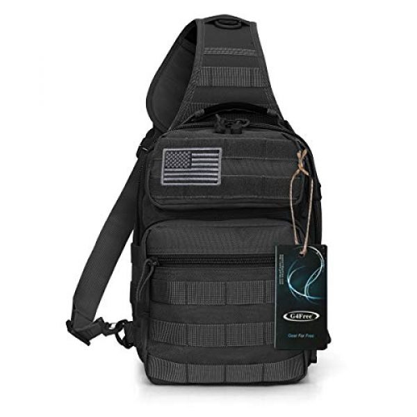 G4Free Tactical Backpack 2 G4Free Tactical Sling Bag Backpack Military Rover Shoulder Sling Pack Molle EDC Small Crossbody Chest Pack