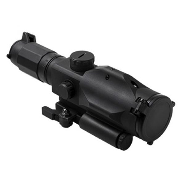 NcSTAR Rifle Scope 1 NC Star SRT Scope 3-9x40mm Mil-Dot Reticle with Green Laser, One Size