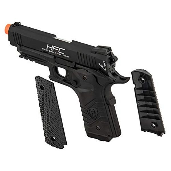 HFC Airsoft Pistol 6 HFC HG-171 Tactical 1911 CO2 Blowback Airsoft Pistol Black