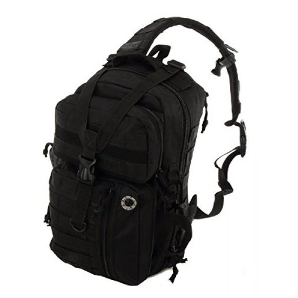 NPUSA Tactical Backpack 2 NPUSA Mens Tactical Gear Molle Hydration Ready Sling Shoulder Backpack Daypack Bag