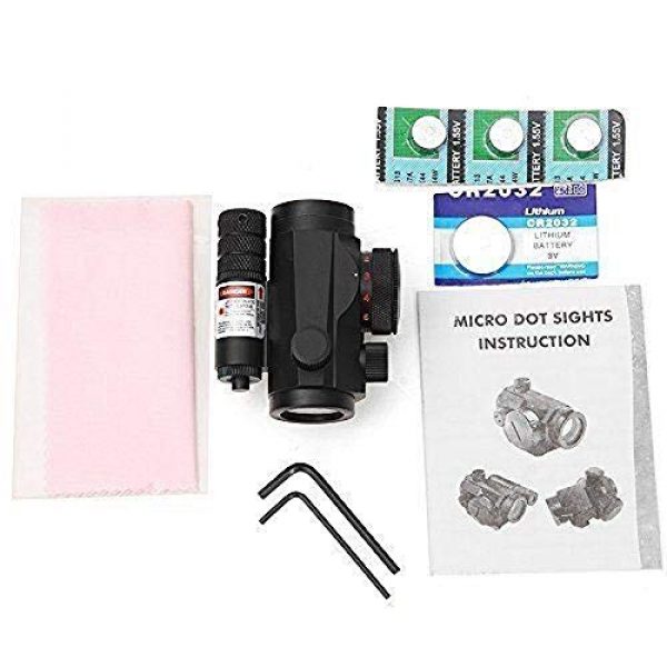 GOTICAL Rifle Scope 7 GOTICAL Red Green Adjustable Mini Micro Dot Reflex Sight | Red Dot Holographic 1X30 Sight with 33mm Reflex Lens Sight Waterproof, Shockproof, Fog-Proof Red Dot Scope