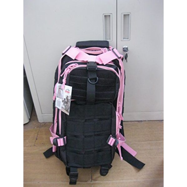 Explorer Tactical Backpack 2 Explorer Tactical 72 Hours Combat Rucksack 17 Inch Backpack-Black with Pick Stripes