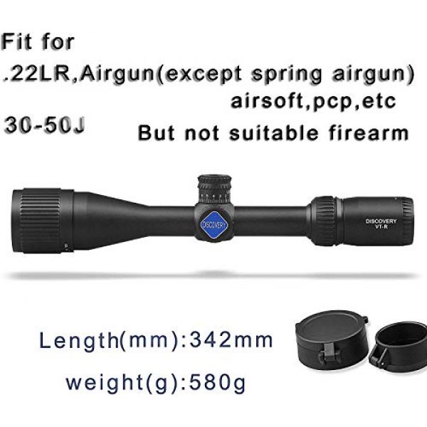 ApexHorizon Rifle Scope 6 ApexHorizon VT-R 4-16x42 AOE Optics Hunting Scope,Sniper Red/Green Illuminated Crosshair Airgun Scopes