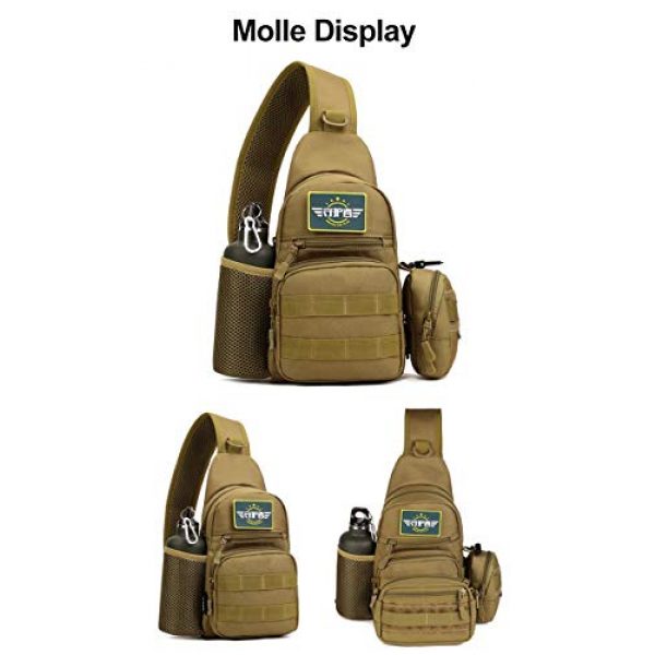 Huntvp Tactical Backpack 6 Huntvp Small Tactical Sling Chest Pack Bag Molle Daypack Backpack Military Crossbody