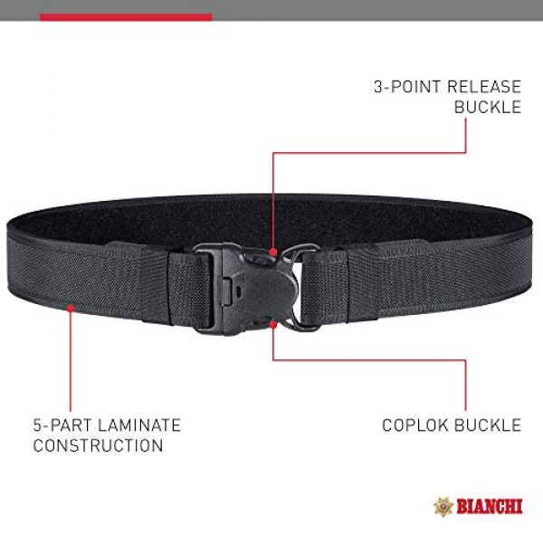 BIANCHI Tactical Belt 2 BIANCHI 7210 Duty Belt with CopLok Buckle
