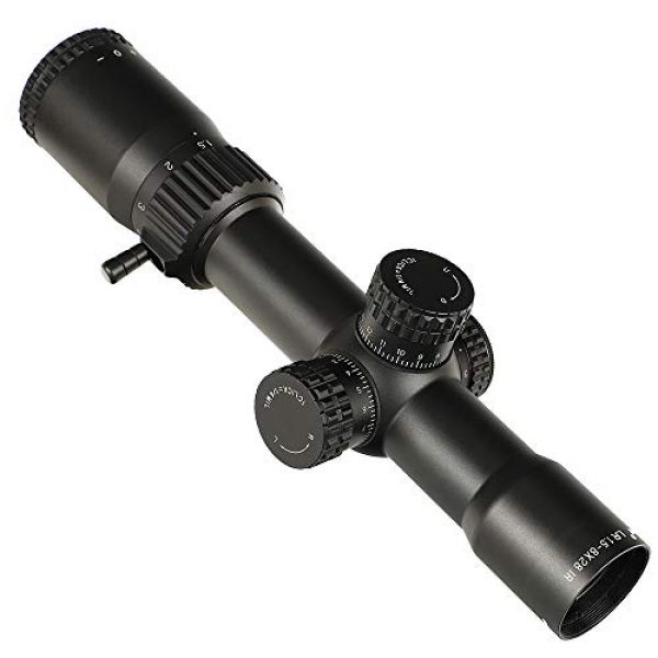 ohhunt Rifle Scope 1 ohhunt LR 1.5-8X28 Compact Hunting Scope Mil Dot Reticle Red Illumination Rifle Scopes