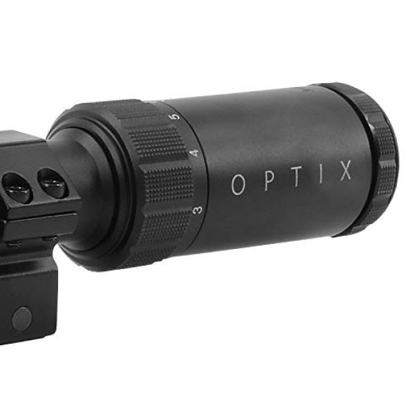 BSA Optics Rifle Scope 5 BSA Optics Optix Hunting Rifle Scope Series 4-12 X 40 with BDC-8 Reticle