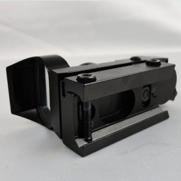DYZ Rifle Scope 2 Tactical 4 Reticle R&G Illuminated Red Dot Sight with Weaver/Picatinny Rail Mount w/Sunshade