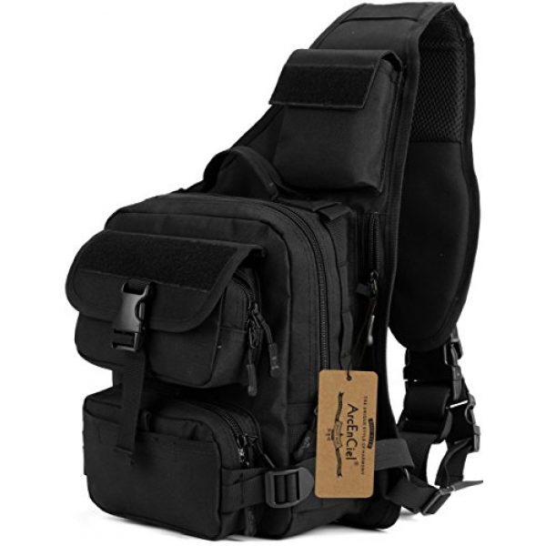 ArcEnCiel Tactical Backpack 1 ArcEnCiel Tactical Sling Pack Military Molle Chest Crossbody Shoulder Bags Motorcycle Backpack