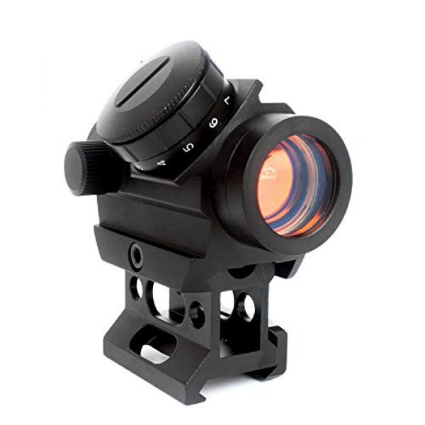 Robin Hunting Rifle Scope 1 Robin Hunting Tactical 2 MOA Micro Reflex Red Dot Sight Rifle Scope with 1 Inch Riser Mount