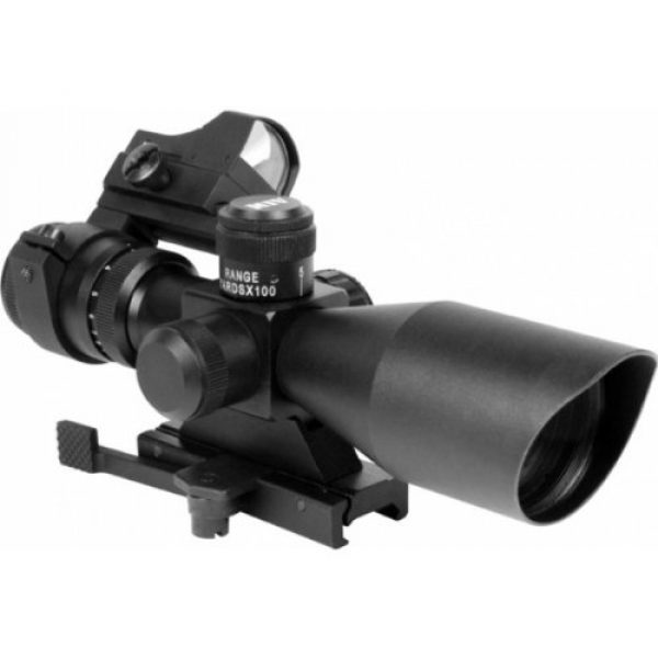 Aim Sports Rifle Scope 1 Aim Sports Tactical 3-9x40 Scope/Red Dot Sight Combo
