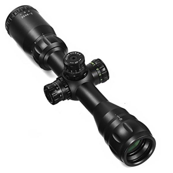 Ade Advanced Optics Rifle Scope 1 Ade Advanced Optics Anthem 3-9x32 Red&Green Illuminated AO Adjustment Duplex Reticle Zero/Locking/Resetting 1200G Shockproof