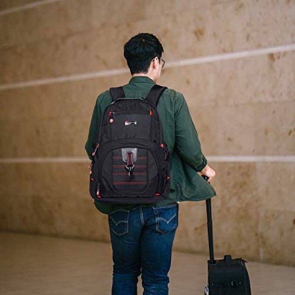 YuHeng Tactical Backpack 7 YuHeng Extra Large Backpack for Men, Water Resistant Travel Business Hiking Backpacks with USB Charging Port fits 17 Inch Laptop