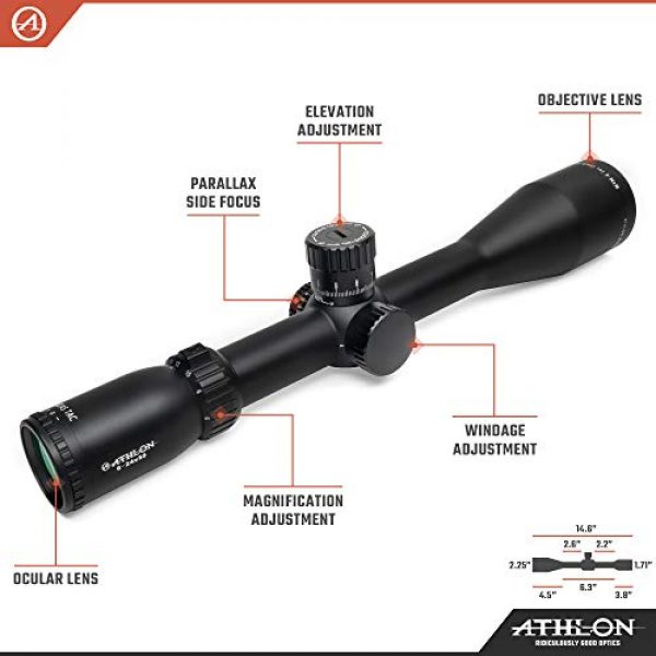 Athlon Optics Rifle Scope 2 Athlon Optics Midas TAC 6-24x50 First Focal Plane Riflescopes