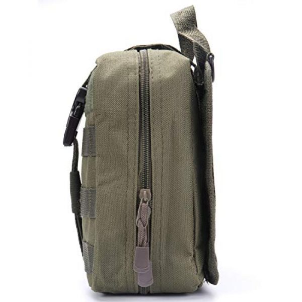 ASEEBY Tactical Pouch 3 ASEEBY First Aid Kit Utility MOLLE Pouch Bag Rip-Away Tactical Bag Compact Accessory Tool Carrier Pocket for Military Advanture Outdoor Camping