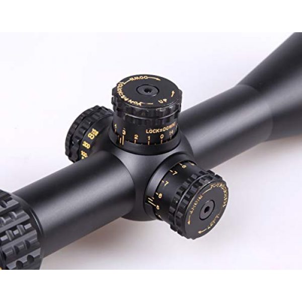 Sniper Rifle Scope 3 WKP4-16X50SAL Hunting Scopes Side Parallax Adjustment Glass Etched Reticle RG Illuminated with Bubble Level