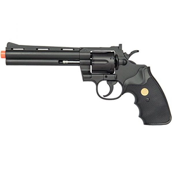 Airsoft Airsoft Pistol 1 Airsoft 357 Magnum Revolver Full Size Spring Pistol Hand Gun w/Shells 6mm BB