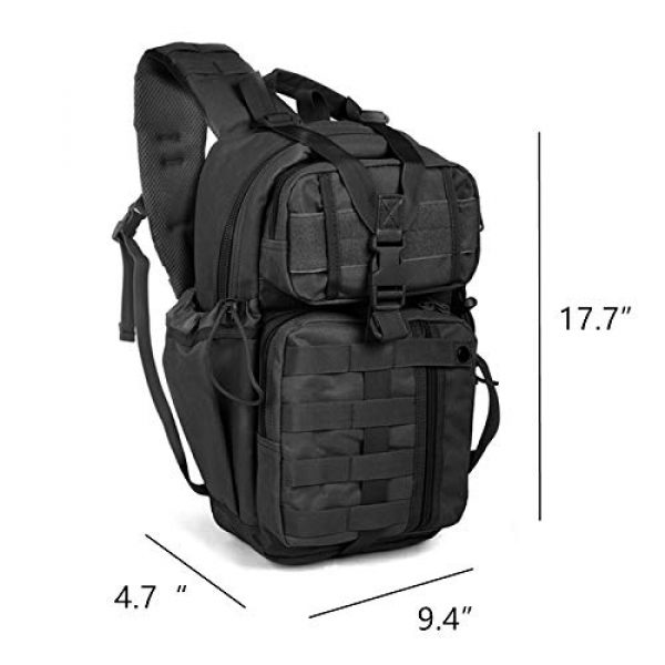 ABENAKI Tactical Backpack 2 ABENAKI Tactical Sling Bag Pack Military Rover Shoulder Backpack Bowmen Bag