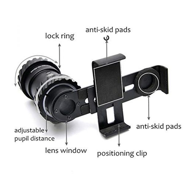 MUJING Rifle Scope 4 MUJING Rifle Scope Mount Adapter Camera Smartphone Mount Holder Universal for Phones