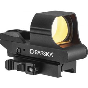 BARSKA Rifle Scope 1 BARSKA AC13154 1x40 ION Red Dot Reflex Sight Multi Reticle with Mount, Black