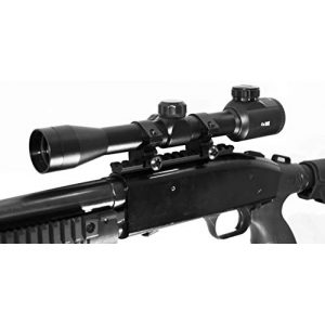 TRINITY Rifle Scope 1 TRINITY SUPPLY Mossberg 500/590/835 Picatinny Weaver Scope Base Rail Mount with Reflex Sight Base Mount Rail Adapter Aluminum Black Hunting Optics Tactical Home Defense Accessory.