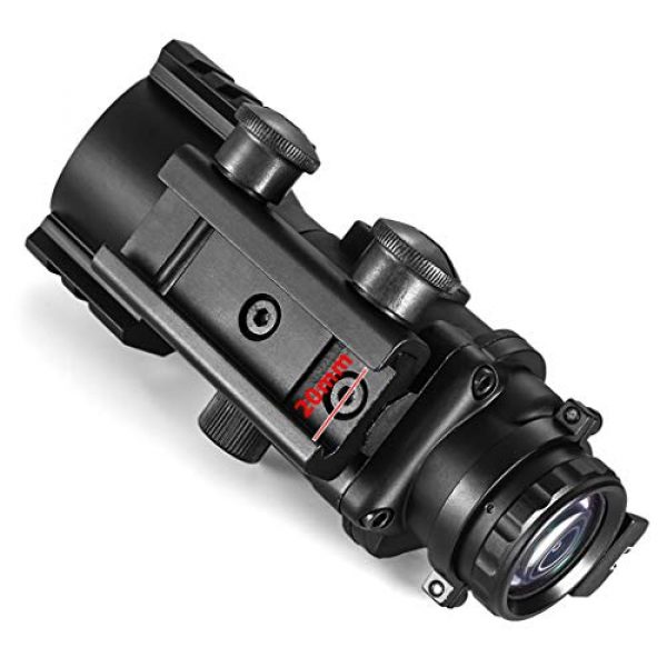 AJDGL Rifle Scope 6 AJDGL 4x32mm Rifle Scope Reflex Optics Tactical Sight for Hunting Gun Rifle Airsoft Sniper Magnifier, 20mm Rail