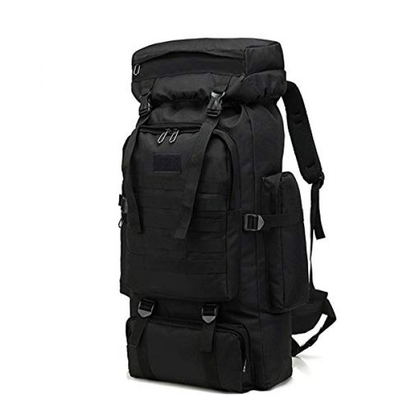 Suny Smiling Tactical Backpack 2 Suny Smiling Tactical Military Molle Backpack-High Capacity 80L Oxford Outdoor Camouflage Tactical Hiking/Camping/Hunting/Trekking/Climbing Waterproof Backpack for Men#7434