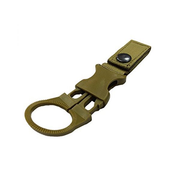 ShineIn Tactical Belt 2 ShineIn Nylon Water Bottle Holder Portable Webbing Strap Hanging Buckle for Outdoor Backpack Camping Hiking 2 pcs