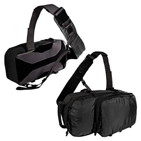 Tasmanian Tiger Tactical Backpack 5 Tasmanian Tiger TAC Sling Pack 12, Tactical Sling Bag with MOLLE, YKK Zippers, Hydration Compatible