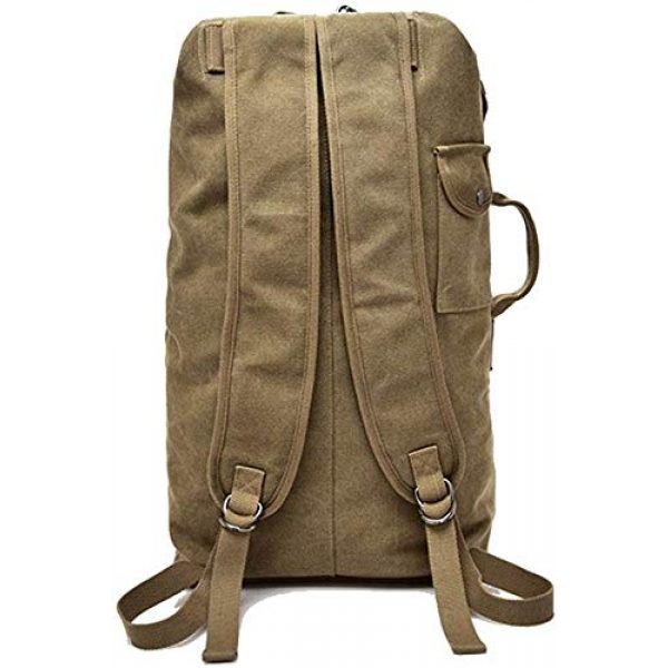MilSurplus Tactical Backpack 6 Multifunctional Military Tactical Style Canvas Backpack, Outdoor Sports Gym Bag, Men Hiking Camping Backpack