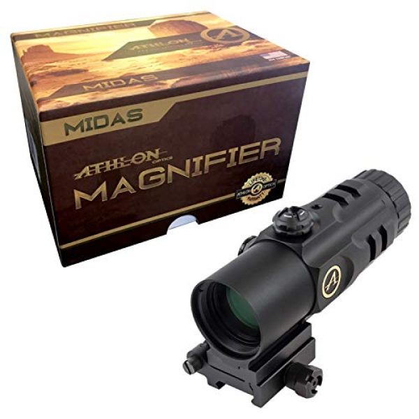 Wearable4U Rifle Scope 4 Wearable4U Athlon Optics Midas MG51-5 x 30 Magnifier with Included Lens Cleaning Pen and Lens Cleaning Cloth Bundle