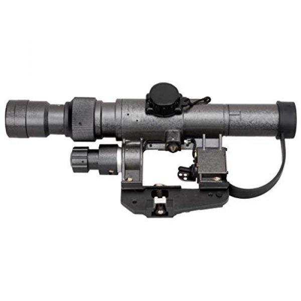 Vector Optics Rifle Scope 2 Vector Optics SVD Dragunov 3-9x24mm First Focal Plane (FFP) Tactical Riflescope with Red Illuminated Rangefinding Reticle