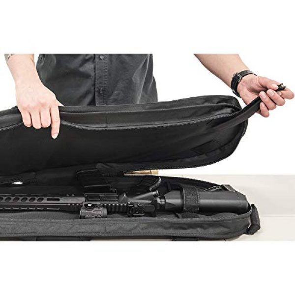UTG Tactical Backpack 5 UTG 34" Alpha Battle Carrier Rapid Deployment Pack, Black (PVC-PSP34B)