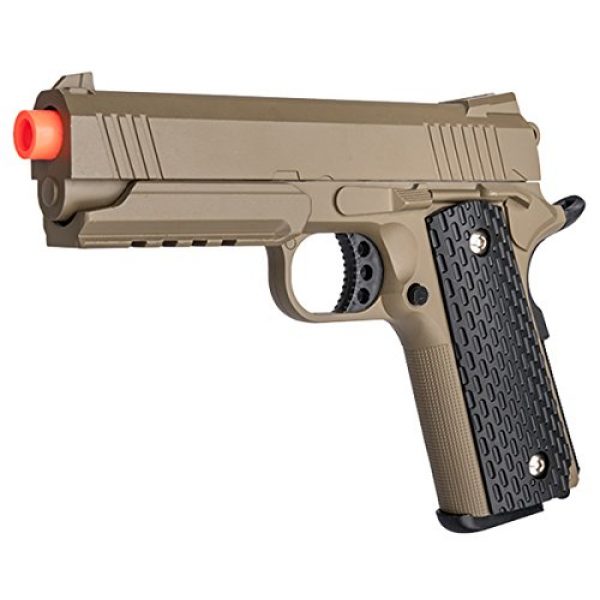 UKARMS Airsoft Pistol 3 UKARMS G25D 1:1 Scale Metal Spring Airsoft Gun - Tactical Pistol (Desert)