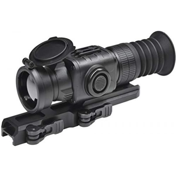 PRG Defense Rifle Scope 1 PRG Defense 33093455006PM21 Model Python TS50-Micro Compact Short/Medium Range Thermal Imaging Rifle Scope, 384x288 Resolution, 50mm Lens, 7.4°x5.6° Field of View, 5m Close-up Range, 60m Eye Relief