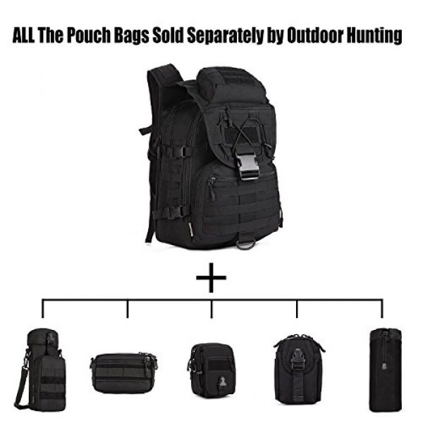 Huntvp Tactical Backpack 3 Huntvp 40L Military Tactical Backpack MOLLE Assault Daypack Rucksack WR