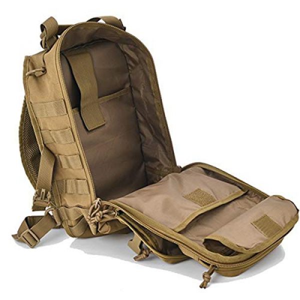 GUGULUZA Tactical Backpack 4 GUGULUZA Tactical Sling Bag,EDC Shoulder Backpack, Crossbody Molle Assault Range Bag for Hunting Camping Trekking