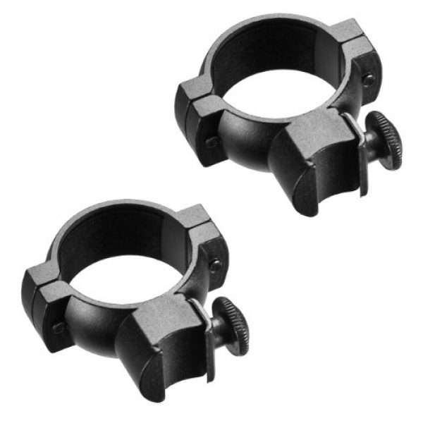 BARSKA Rifle Scope Ring 3 BARSKA Standard Dovetail Riflescope Rings, 30-mm