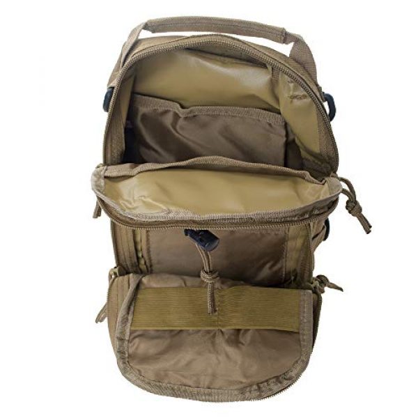 TOPTIE Tactical Backpack 6 TOPTIE Tactical Sling Bag, EDC Molle Sling Bag Range Bag, Camping Hiking Trekking