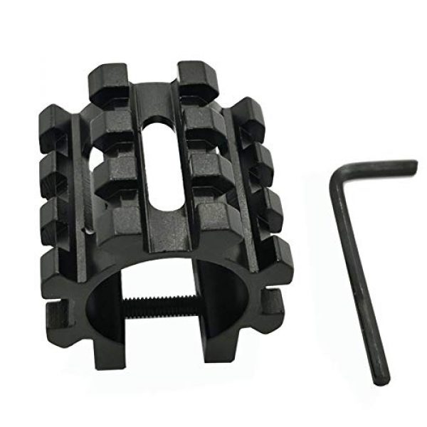 DJym Rifle Scope Accessory 3 DJym Hollow Five-Sided Rail Pipe Shape Sight Rail Scope