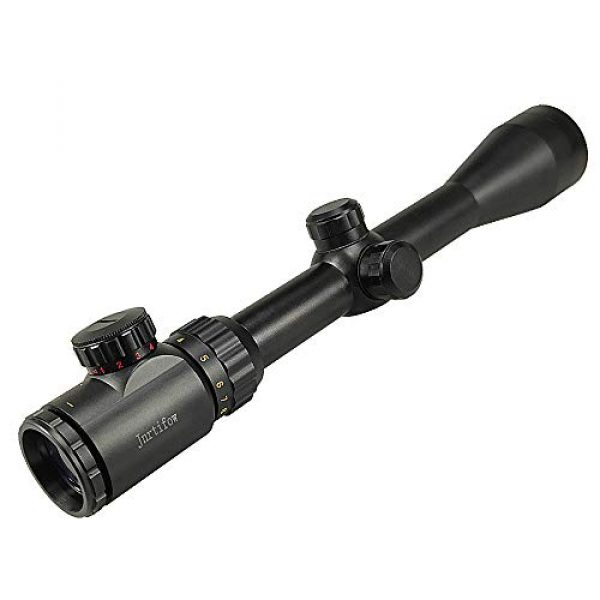 CZSM Rifle Scope 1 Jnrtifow 3-9x40 Riflescope Red Green llluminate Mil-Dot Reticle Optics Scope with 20mm Mounts