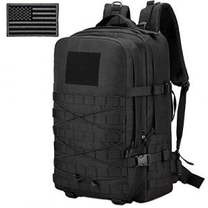 ArcEnCiel Tactical Backpack 1 ArcEnCiel Tactical Backpack Military Army 3 Day Assault Rucksack Pack 45L Molle Pack with Patch - Rain Cover Included