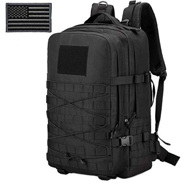 ArcEnCiel Tactical Backpack 1 ArcEnCiel Tactical Backpack Military Army 3 Day Assault Rucksack Pack 45L Molle Pack with Patch - Rain Cover Included