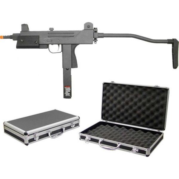 HFC Airsoft HFC SMG Rifle 1 HFC model-203zt77 gas blowback semi/full auto w/deluxe gun case(Airsoft Gun)