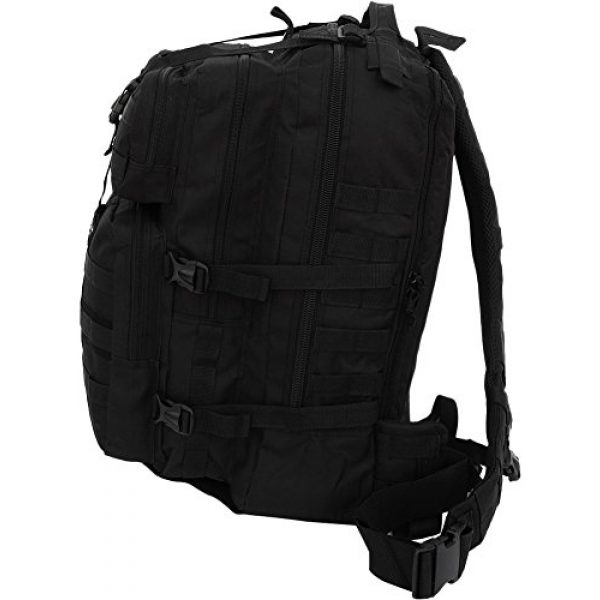 NPUSA Tactical Backpack 7 Mens Multicam Molle 2L Hydration Ready Sling Bag with Keychain Compass or Key Ring Carabiner+ 2 Zipper Pulls