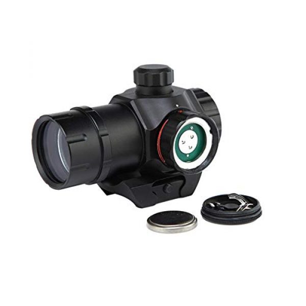DJym Rifle Scope 2 DJym 1X22 Red Dot Sight, HD22D Common Sight 22mm Waterproof Vibration Antifogging